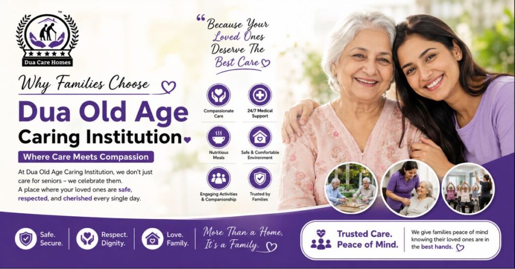 Why Families Choose Dua Old Age Caring Institution