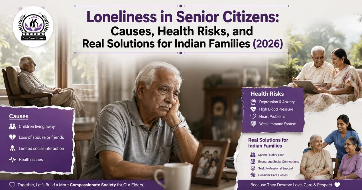 You are currently viewing Loneliness in Senior Citizens: Causes, Health Risks, and Real Solutions for Indian Families (2026)