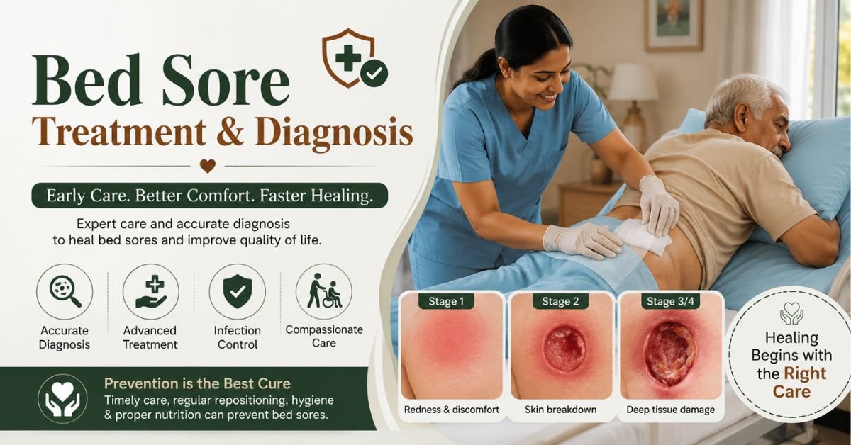 You are currently viewing Bed Sore Treatment & Diagnosis: A Complete 2026 Guide