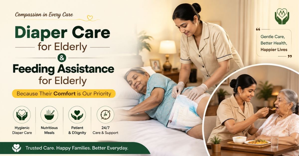 You are currently viewing Diaper Care for Elderly & Feeding Assistance for Elderly: The Complete Caregiver Guide