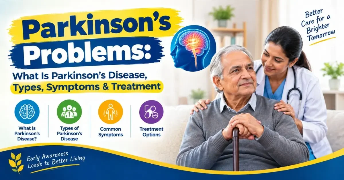 You are currently viewing Parkinson’s Problems: What Is Parkinson’s Disease, Types, Symptoms & Treatment